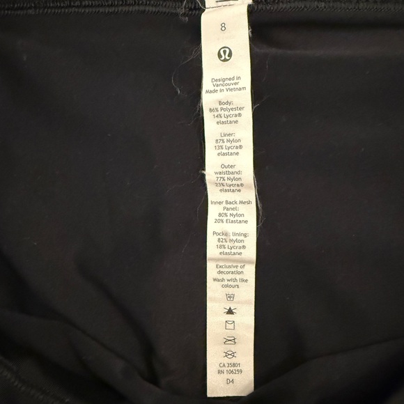 Lululemon skirt black Play Off the Pleats tennis Skort - Picture 14 of 17